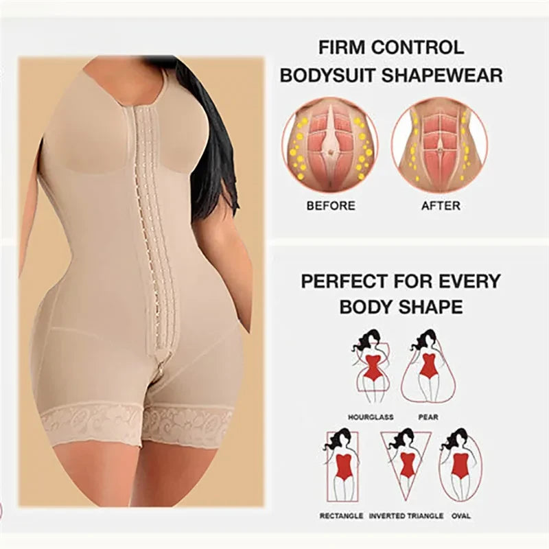 High Compression Shapewear Bodysuit Girdle